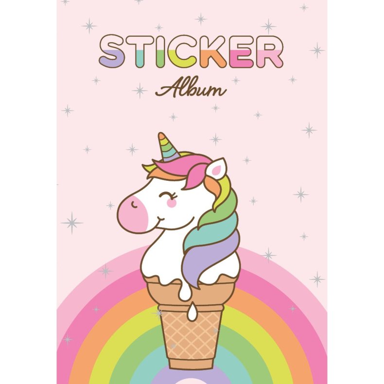 STICKER ALBUM UNICORN