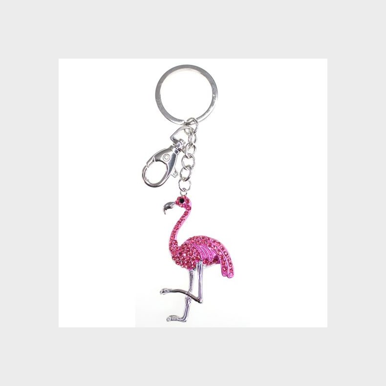 NGLERING/BAG CHARM FLAMINGO