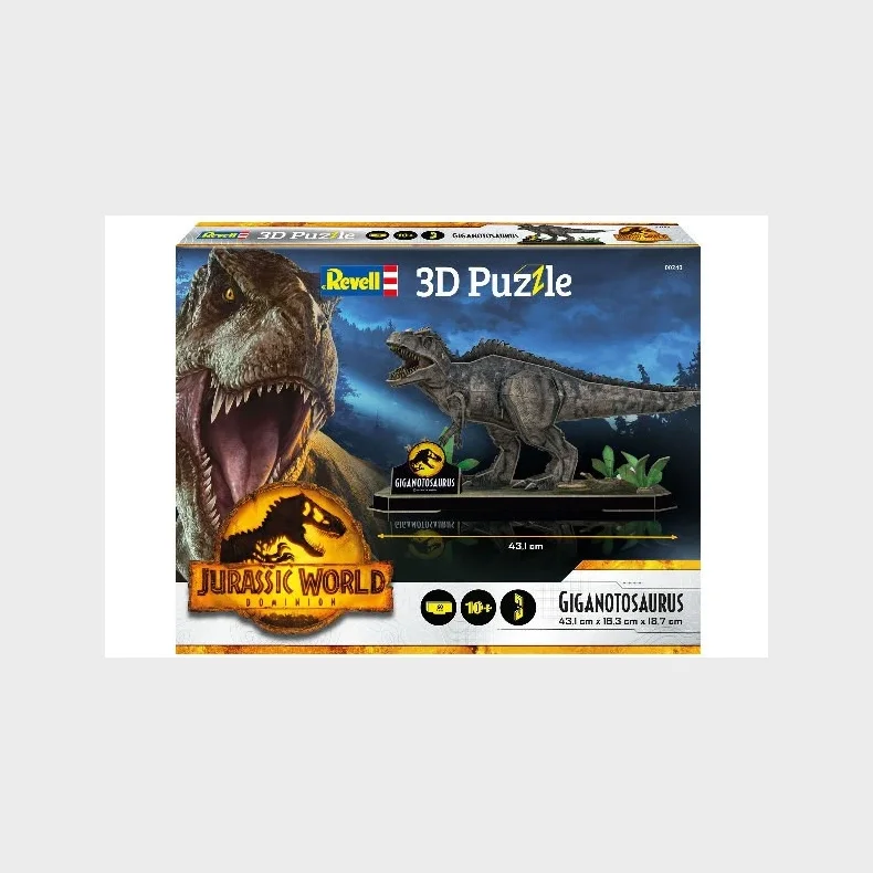 REVELL 3D puzzle, Jurassic World Dominion, Giganotosaurus