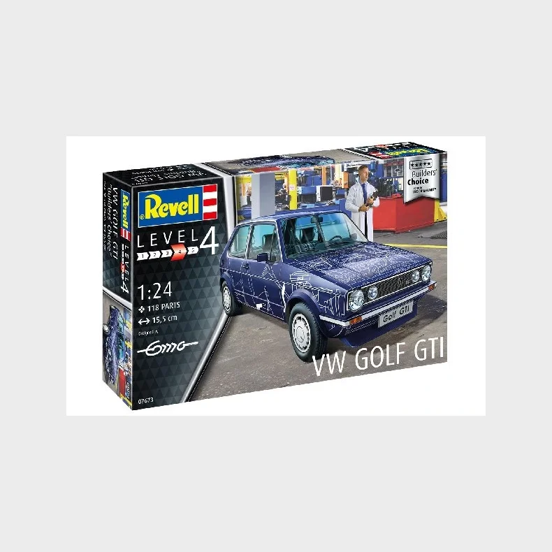 REVELL Model Set VW Golf Gti "Builders Choice" 1:24